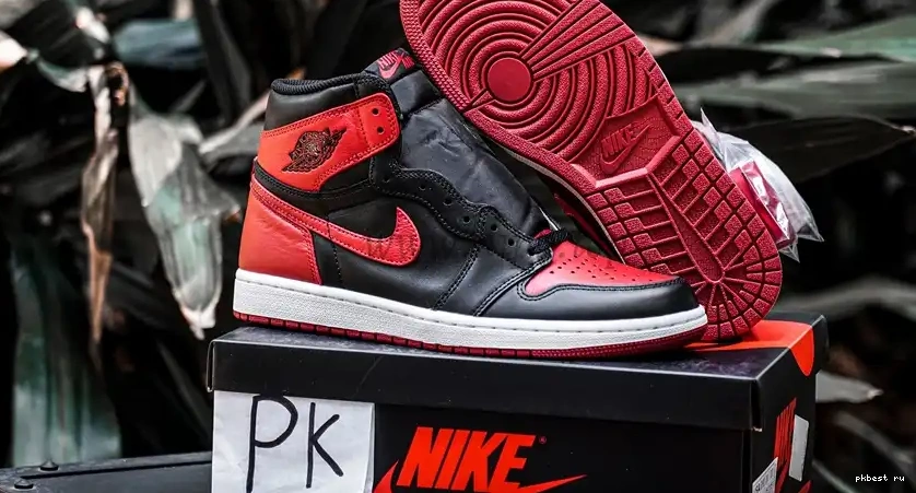 Banned 1 Retro PK TO GOD SHIP Jordan RETAIL MATERIALS Bred 2016 READY High 0506